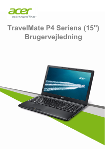 Brugsanvisning Acer TravelMate P455-MG Bærbar computer