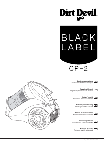 Manual Dirt Devil CP-2 Black Label Vacuum Cleaner