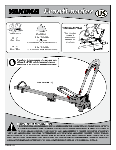 Handleiding Yakima FrontLoader Fietsendrager