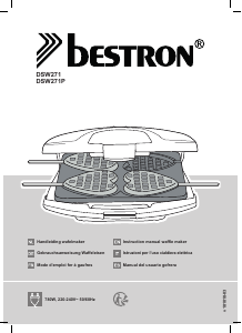 Manuale Bestron DSW271P Macchina per waffle