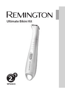 Посібник Remington WPG4035 Тример для зони бікіні