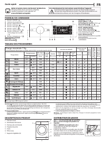 Mode d’emploi Whirlpool BI WMWG 71484E EU Lave-linge