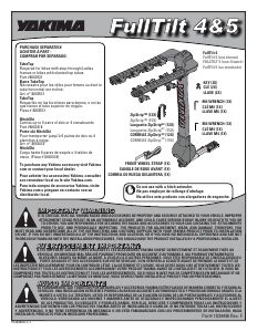 Manual de uso Yakima FullTilt 4 Porta bicicleta