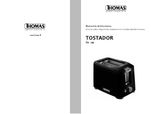 Manual de uso Thomas TH-116 Tostador
