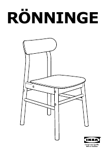 Priručnik IKEA RONNIGE Stolica