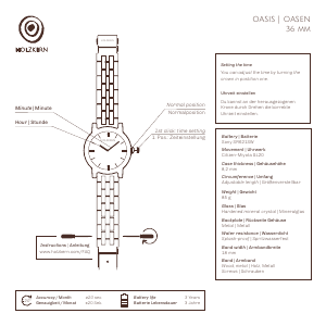 Manual Holzkern Chebika Watch