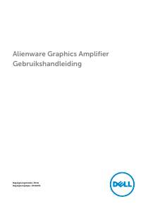 Handleiding Dell Alienware 15 R2 Laptop