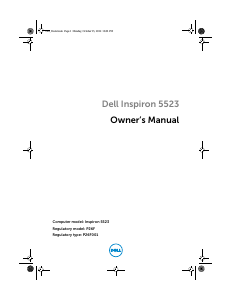 Handleiding Dell Inspiron 15z 5523 Laptop