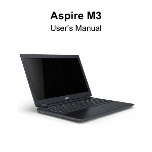 Handleiding Acer Aspire M3-581G Laptop