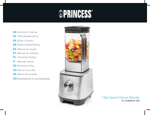 Bruksanvisning Princess 219500 Blender