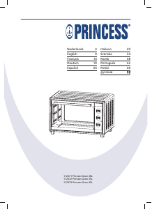 Manual Princess 112372 Oven