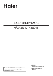 Manuál Haier LT42M1C LCD televize