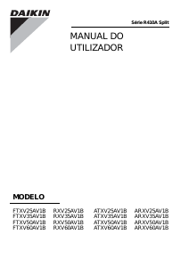 Manual Daikin ATXV35AV1B Ar condicionado