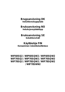 Brugsanvisning Witt WE604SQWKS Kogesektion