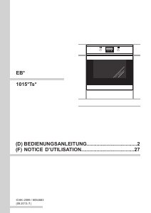 Mode d’emploi Amica EB 13549 E Four