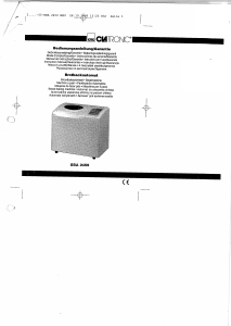 Instrukcja Clatronic BBA 2450 Automat do chleba