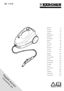 Наръчник Kärcher SC 1.010 Парочистачка