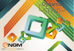 Handleiding NGM Dynamic Stylo Mobiele telefoon