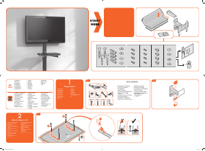 Manual Vogel's BASE 25 Suport pe perete