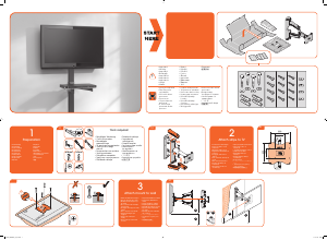 Manual Vogel's BASE 45 Suport pe perete