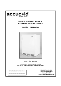 Manual Accucold AL652BDPL Refrigerator