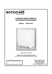 Manual Accucold AL652BSSHH Refrigerator