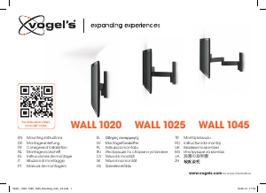 Manual Vogel's WALL 1020 Suport pe perete