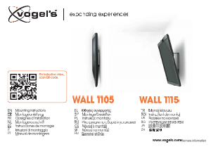 Manual Vogel's WALL 1115 Suport pe perete