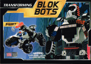 Manual Mega Bloks set 9332 Blok Bots SWAT