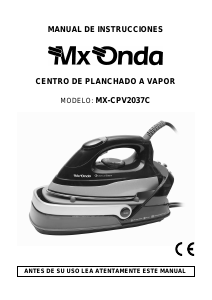 Manuale MX Onda MX-CPV2037C Ferro da stiro