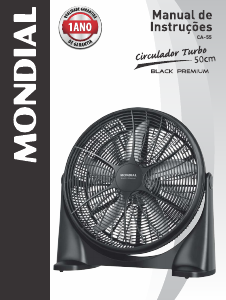 Manual Mondial CA-55 Turbo Ventilador