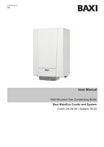 Manual Baxi MainEco System 24 Gas Boiler