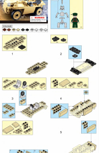 Bedienungsanleitung Sluban set M38-B0690 Army Deutsches Amphibienfahrzeug