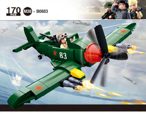 Manual Sluban set M38-B0683 Army Allied fighter plane