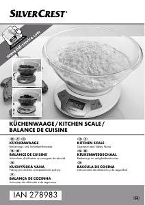Manual SilverCrest IAN 278983 Kitchen Scale