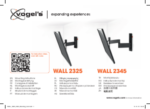 Manuale Vogel's WALL 2325 Supporto da parete