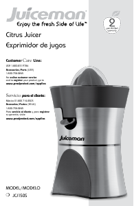 Manual de uso Juiceman JCJ150S Exprimidor de cítricos