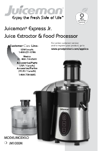 Manual Juiceman JM1000M Juicer