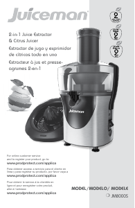 Manual Juiceman JM8000S Juicer