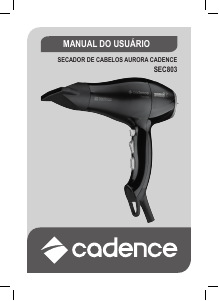 Manual Cadence SEC803 Secador de cabelo