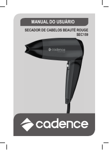 Manual Cadence SEC159 Secador de cabelo