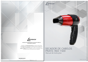 Manual Lenoxx PSC755 Secador de cabelo