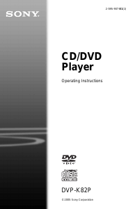 Manual Sony DVP-K82P DVD Player