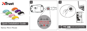 Manuál Trust 16850 Nanou Myš