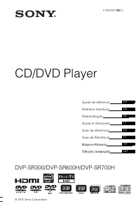 Manuale Sony DVP-SR300 Lettore DVD