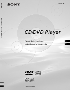 Manual de uso Sony DVP-S336 Reproductor DVD