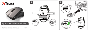 Manuál Trust 17177 Maxtrack Myš