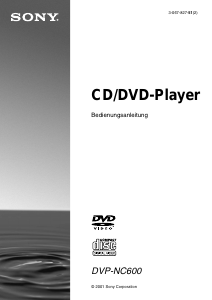 Bedienungsanleitung Sony DVP-NC600 DVD-player