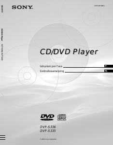 Manuale Sony DVP-S335 Lettore DVD
