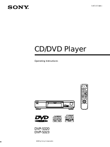 Manual Sony DVP-S320 DVD Player